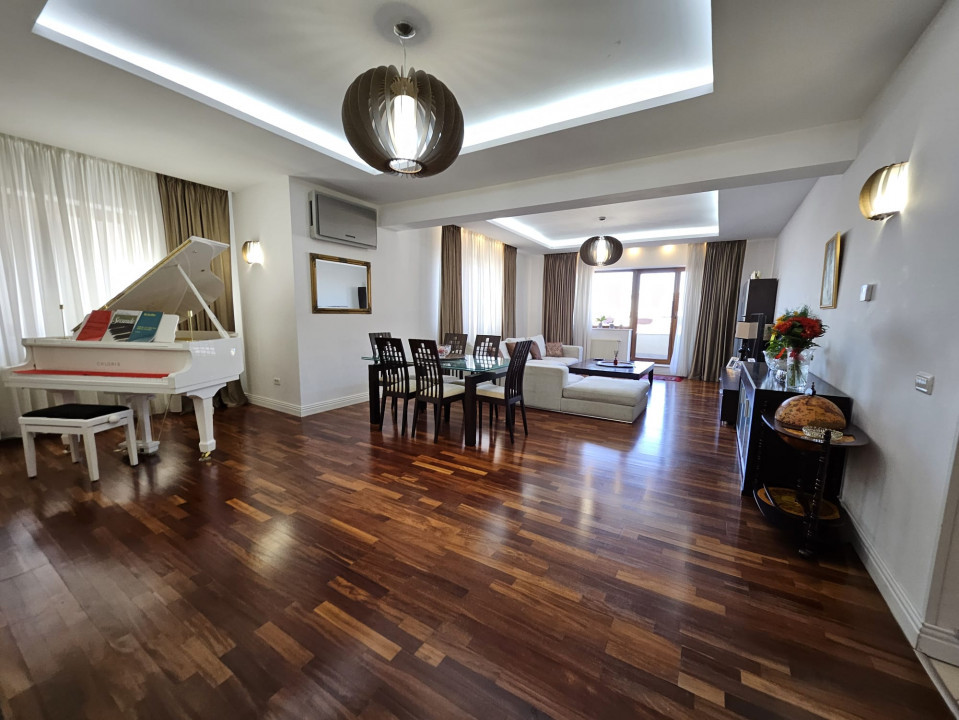 Apartament 3 camere, HERASTRAU - Cartierul Francez, 3 bai, 2 balcoane , 175 mp