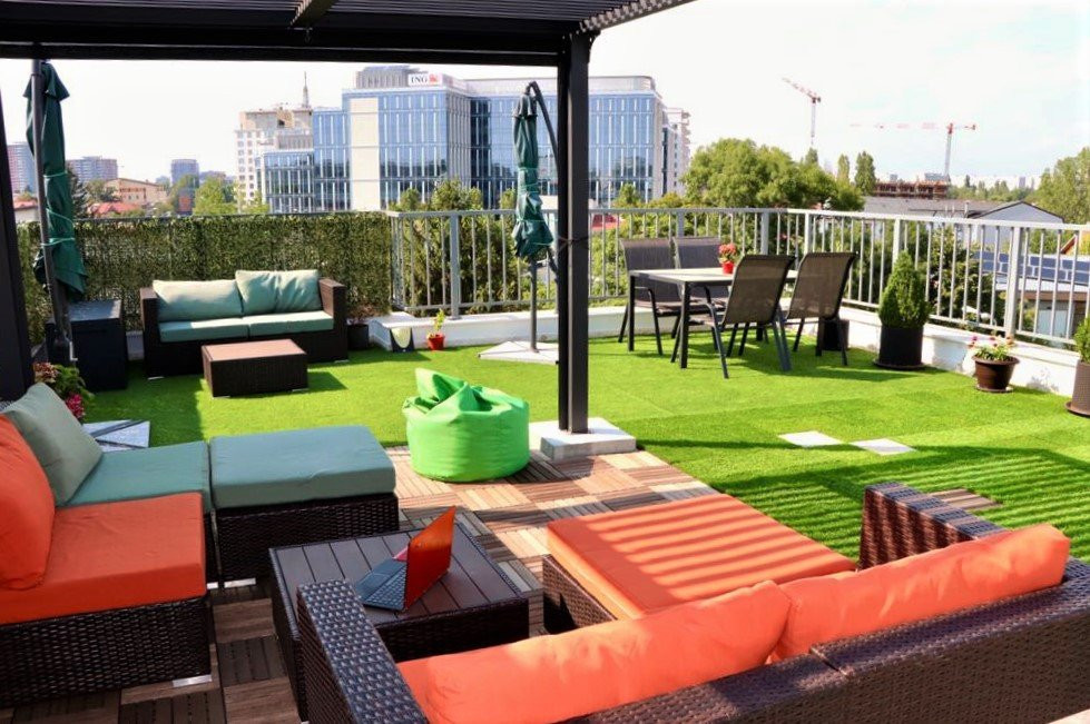 Penthouse,DOMENII, 195 mp, terasa cu barbeque si home cinema, an 2019