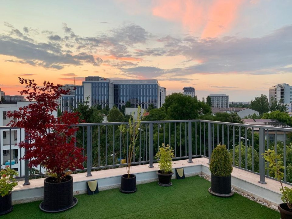 Penthouse,DOMENII, 195 mp, terasa cu barbeque si home cinema, an 2019