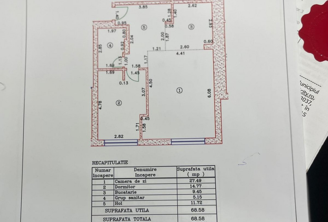 Apartament 2 camere, 4CITY, PIPERA, mobilat si utilat complet, 2019