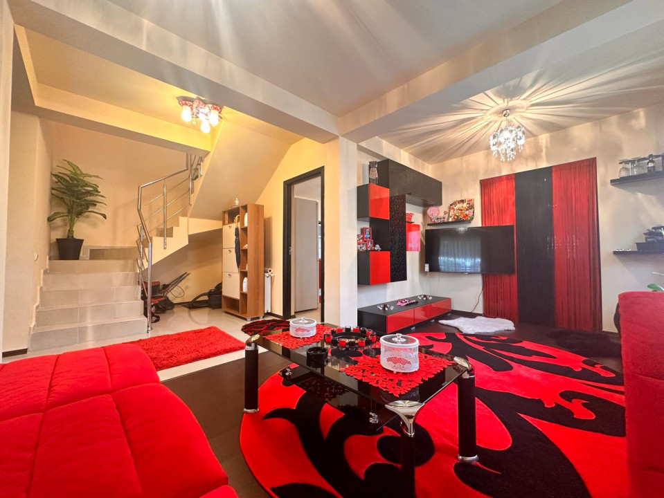 Vila duplex, 4 camere mobilate si utilate, SABRI PARK Berceni, 115 mp