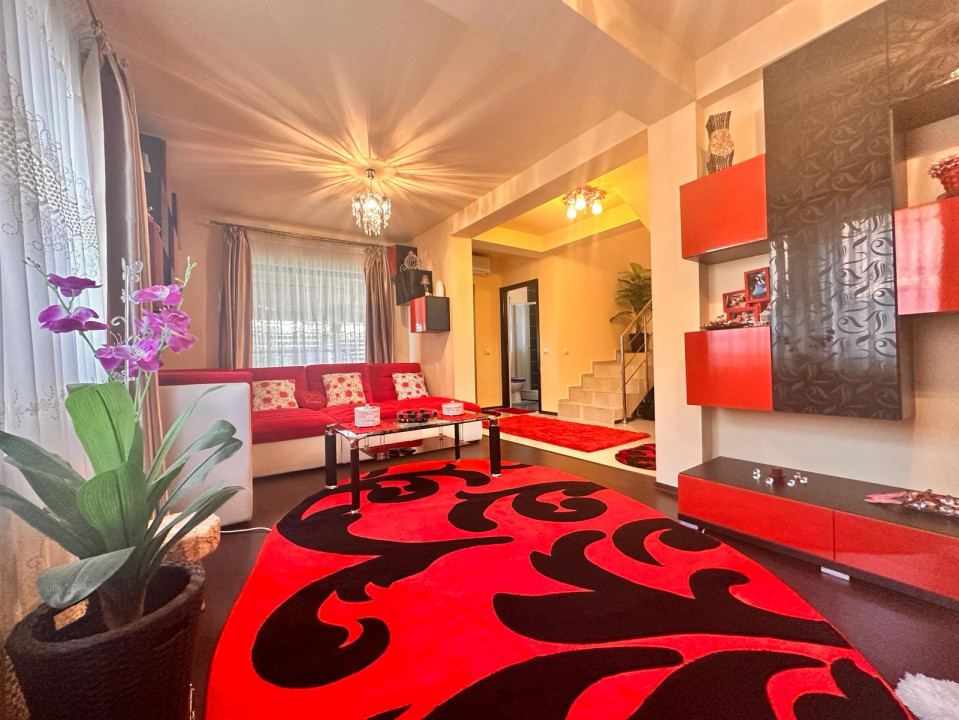 Vila duplex, 4 camere mobilate si utilate, SABRI PARK Berceni, 115 mp