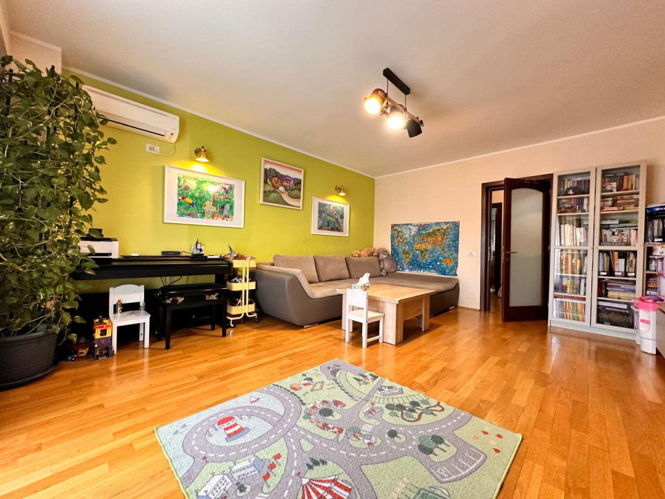 Apartament 3 camere, mobilat si utilat, centrala proprie, Unirii