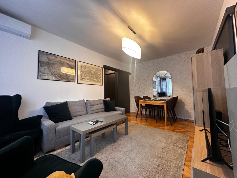 Apartament 2 camere premium, prima închiriere, mobilat modern, metrou Bazilescu