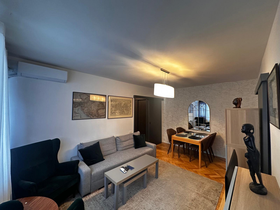 Apartament 2 camere premium, prima închiriere, mobilat modern, metrou Bazilescu