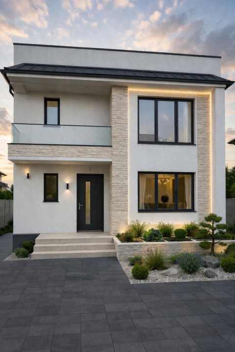 Vila individuală, 4 camere, 3 bai, teren 440 mp, Comuna Berceni