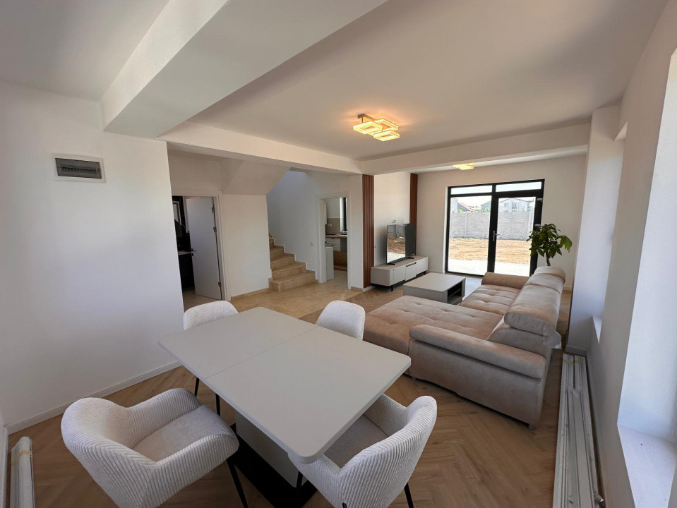 Vila individuală, 4 camere, 3 bai, teren 440 mp, Comuna Berceni