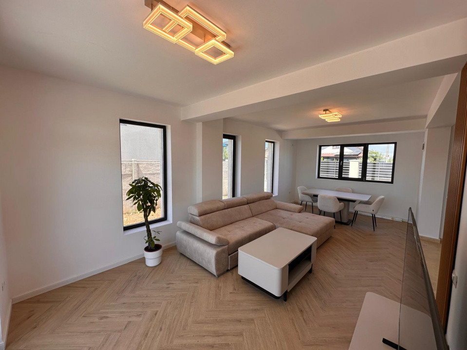 Vila individuală, 4 camere, 3 bai, teren 440 mp, Comuna Berceni