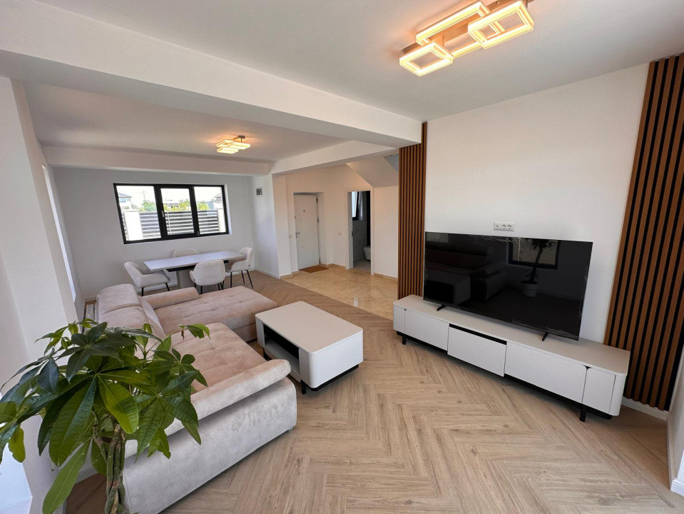 Vila individuală, 4 camere, 3 bai, teren 440 mp, Comuna Berceni